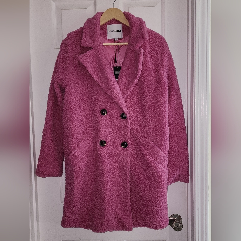 Teddy Pink Coat